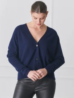 Collette Knit Cardigan Navy