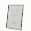 Colonial Bamboo Photo Frame Gold 4x6