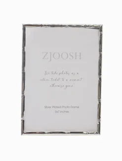 Colonial Bamboo Photo Frame Silver 5x7