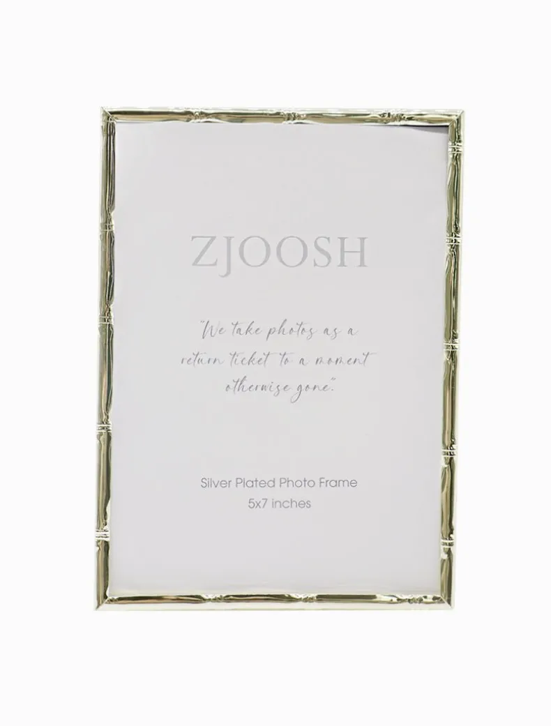 Colonial Bamboo Photo Frame Gold 5x7