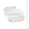 Congratulations Blue Brush Card