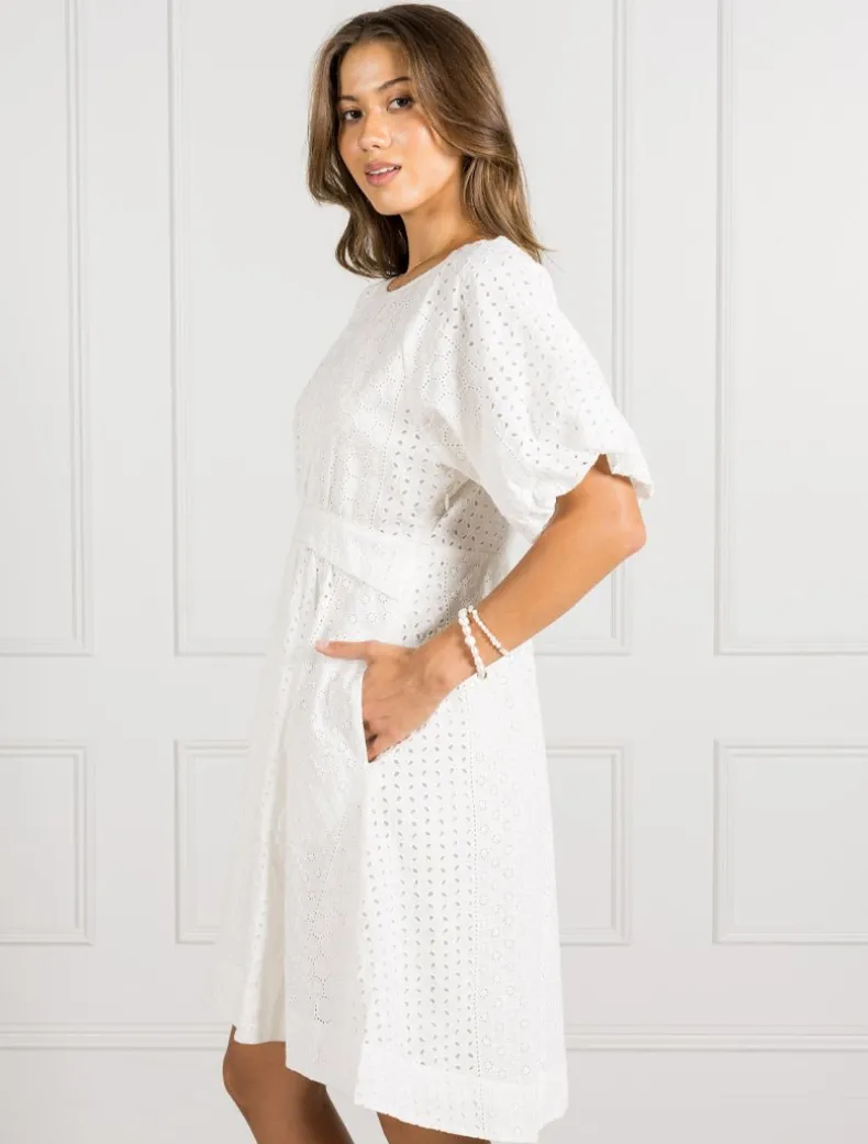 Connie Lace Dress White - FINAL SALE