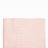 Cotton Quilted Throw Pink