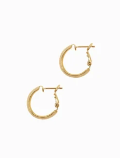 Cushion Hoops Gold