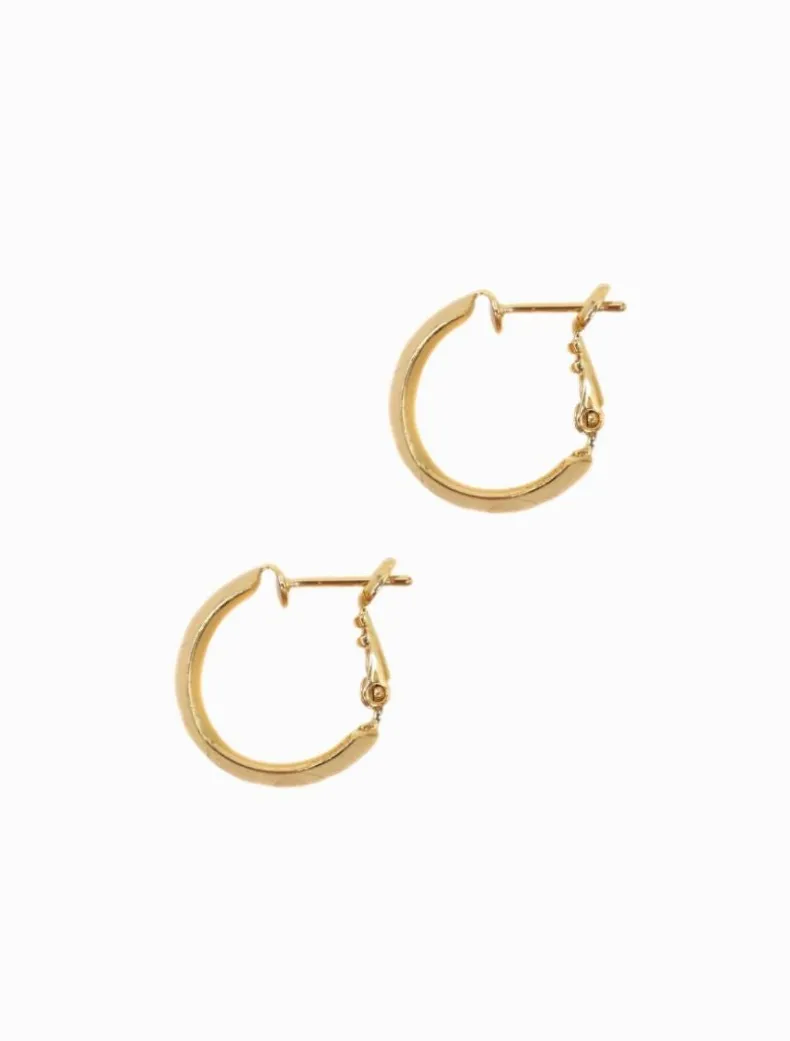 Cushion Hoops Gold