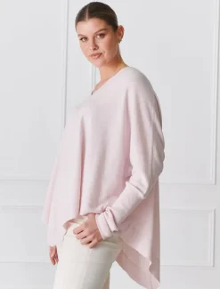 Dahlia Cotton Cashmere Jumper Pink