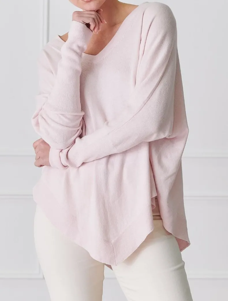 Dahlia Cotton Cashmere Jumper Pink