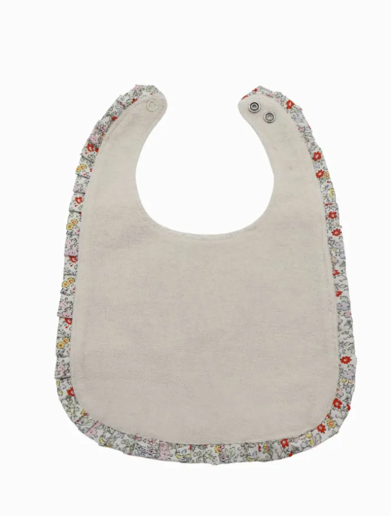 Ditsy Bib White