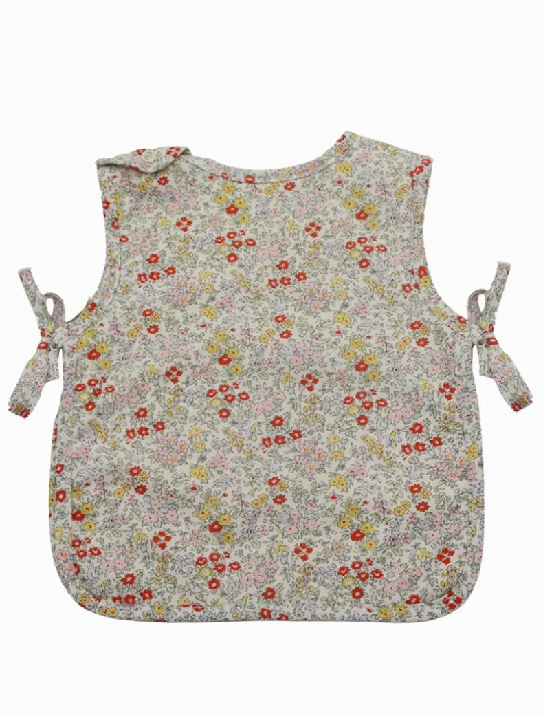 Ditsy Pinnie White