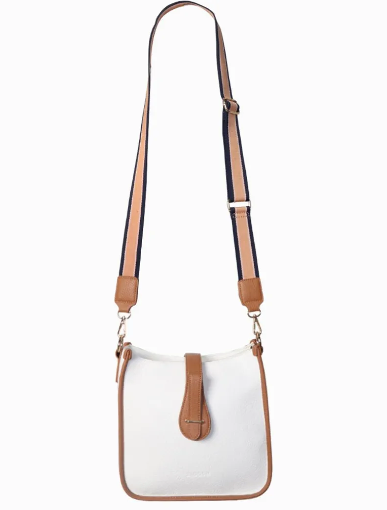 Dominic Max Bag White Tan