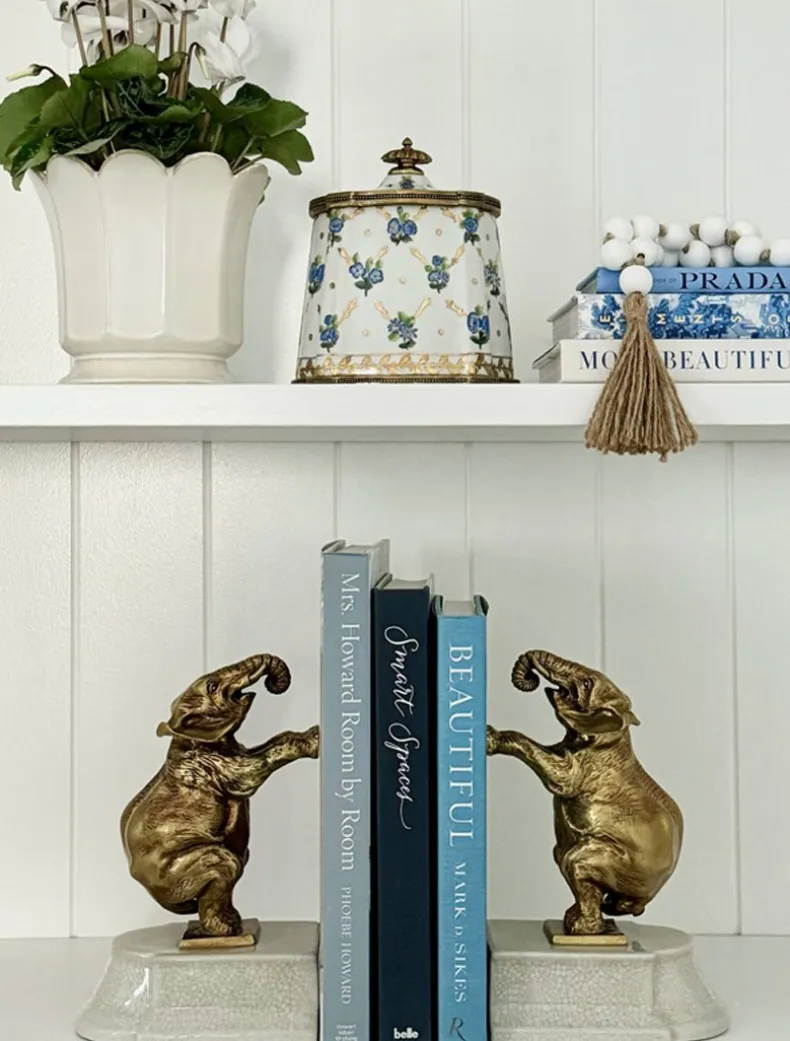 Elephant Bookends