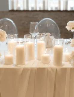 Event Pillar Candle White (7cm x 20cm)