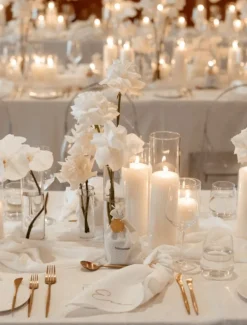 Event Pillar Candle White (7cm x 20cm)
