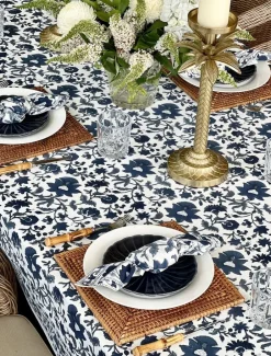 Fakistra Napkin Set of 4 Blue 45cm x 45cm