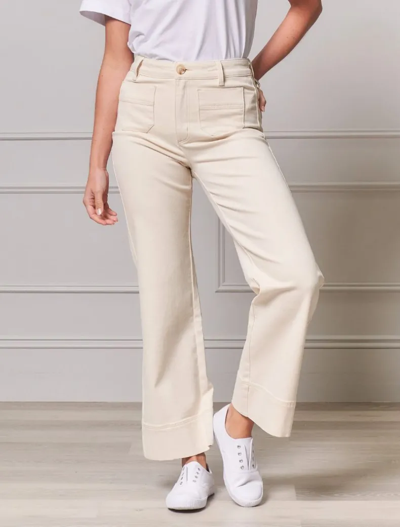 Farrah Denim Jean Bone