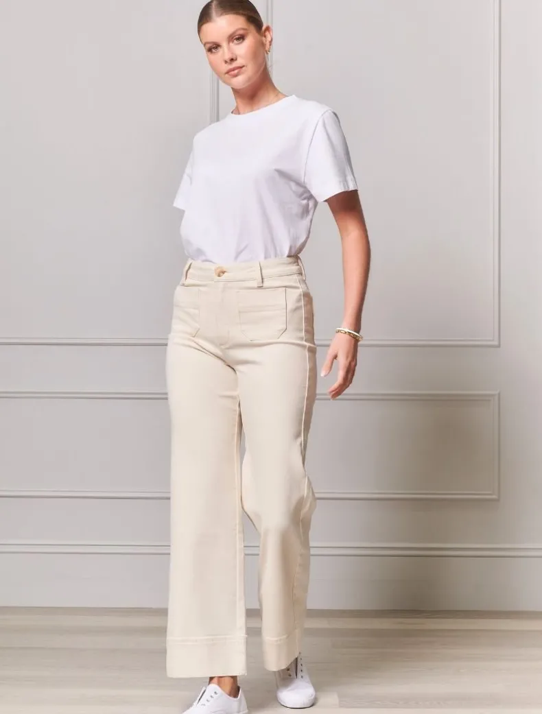 Farrah Denim Jean Bone