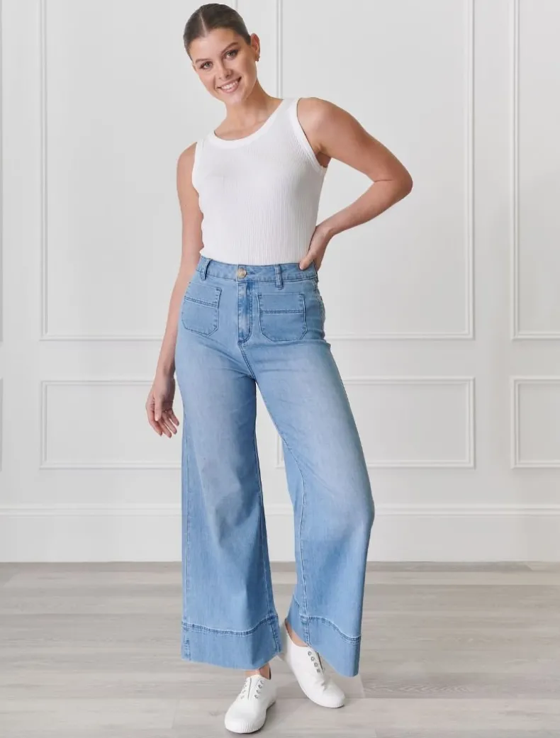 Farrah Summer Wash Denim Jeans