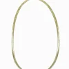 Flat Snake Chain Medium Gold