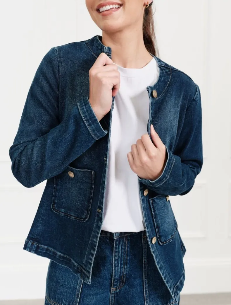 Florence Denim Jacket Indigo