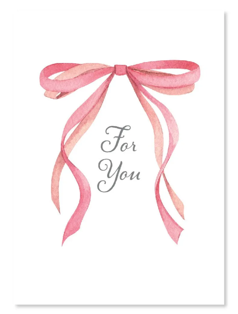 For You Bow Card