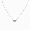 Full Heart Necklace Silver