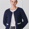 Gabrielle Knit Jacket Navy
