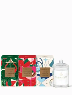 Glasshouse Christmas Candle Trio - FINAL SALE
