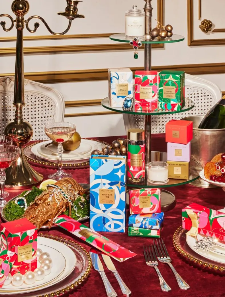 Glasshouse Christmas Candle Trio - FINAL SALE