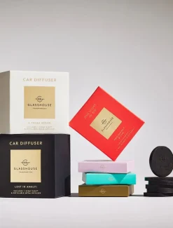 Glasshouse Fragrances Black Car Diffuser Lost in Amalfi