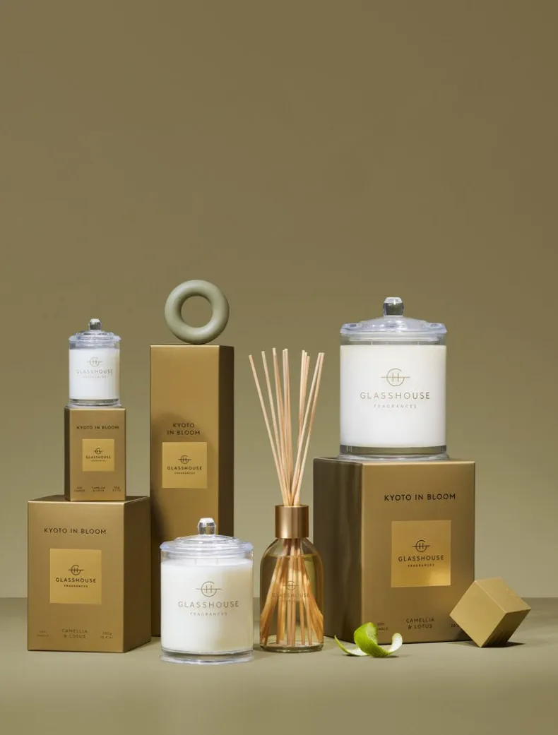 Glasshouse Fragrances Kyoto In Bloom Candle 380G