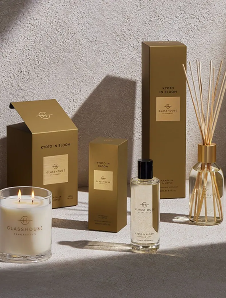 Glasshouse Fragrances Kyoto In Bloom Candle 380G