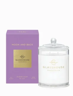 Glasshouse Fragrances Moon and Back Candle 380G