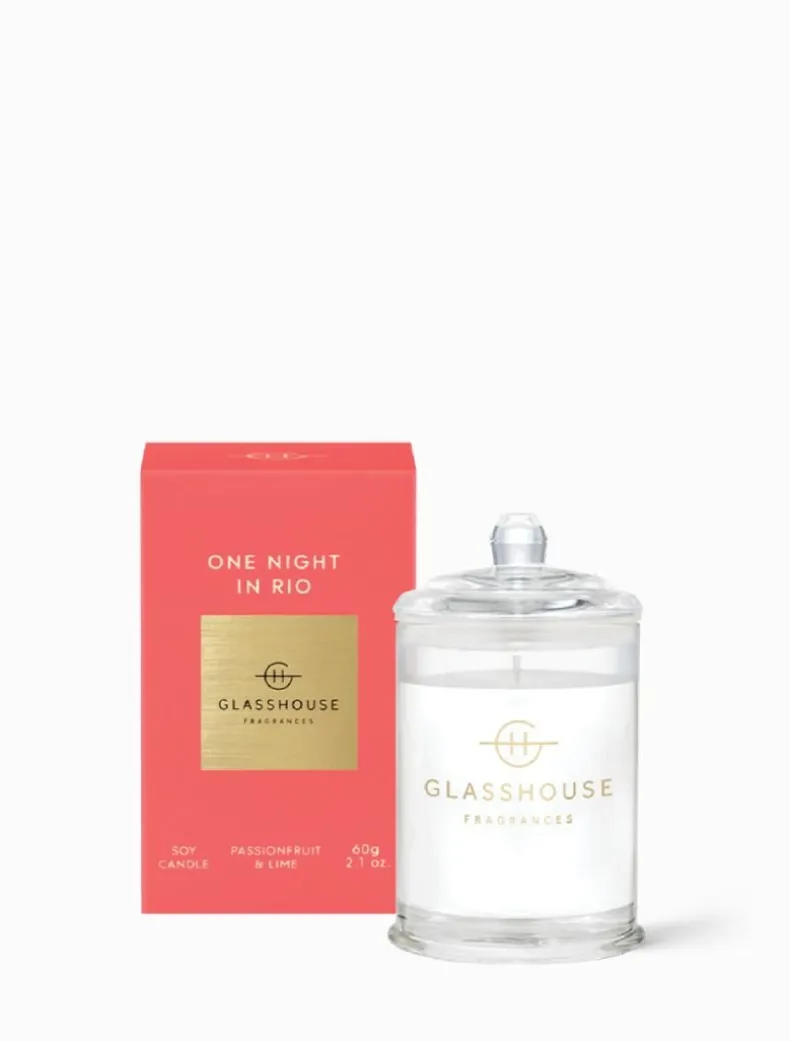 Glasshouse Fragrances One Night In Rio Mini Candle 60G - FINAL SALE