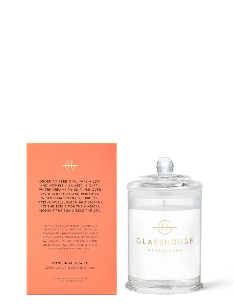 Glasshouse Fragrances Sunsets in Capri Mini Candle 60g