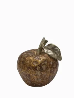 Gold Apple Ornament