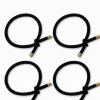 Gold Tip Hair Ties Pack of 4 Black