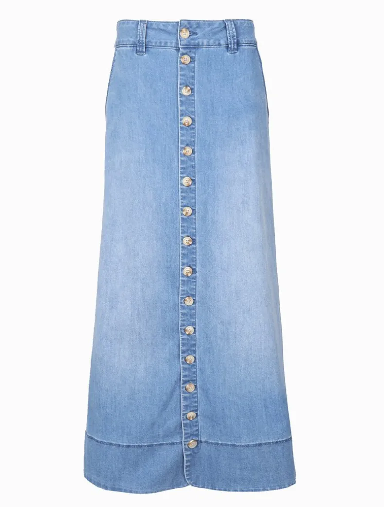 Goldie Summer Wash Denim Skirt