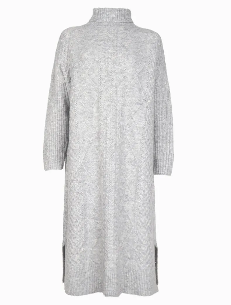 Guernsey Knit Dress Grey
