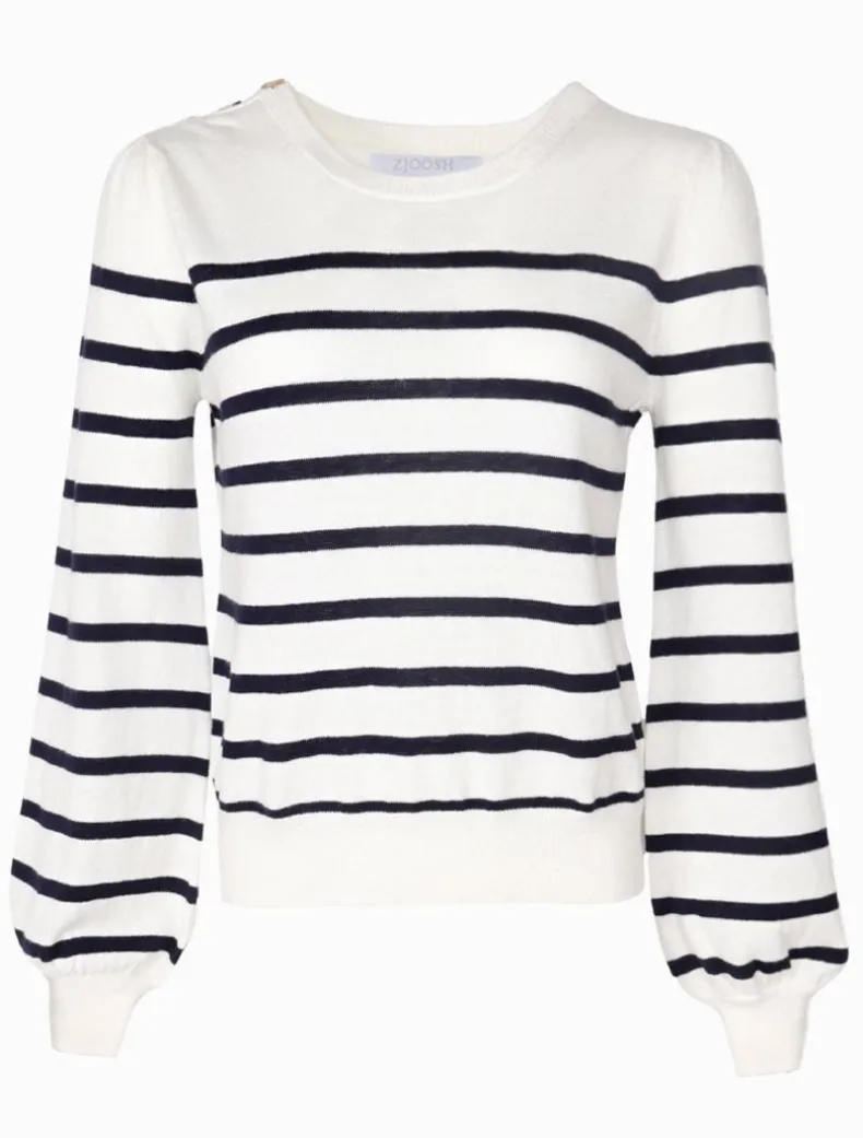 Gwynie Knit Navy White