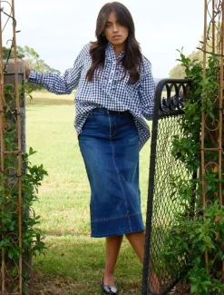 Hartford Pop Over Shirt Navy