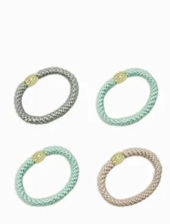 Harvey Hair Ties Set Seafoam