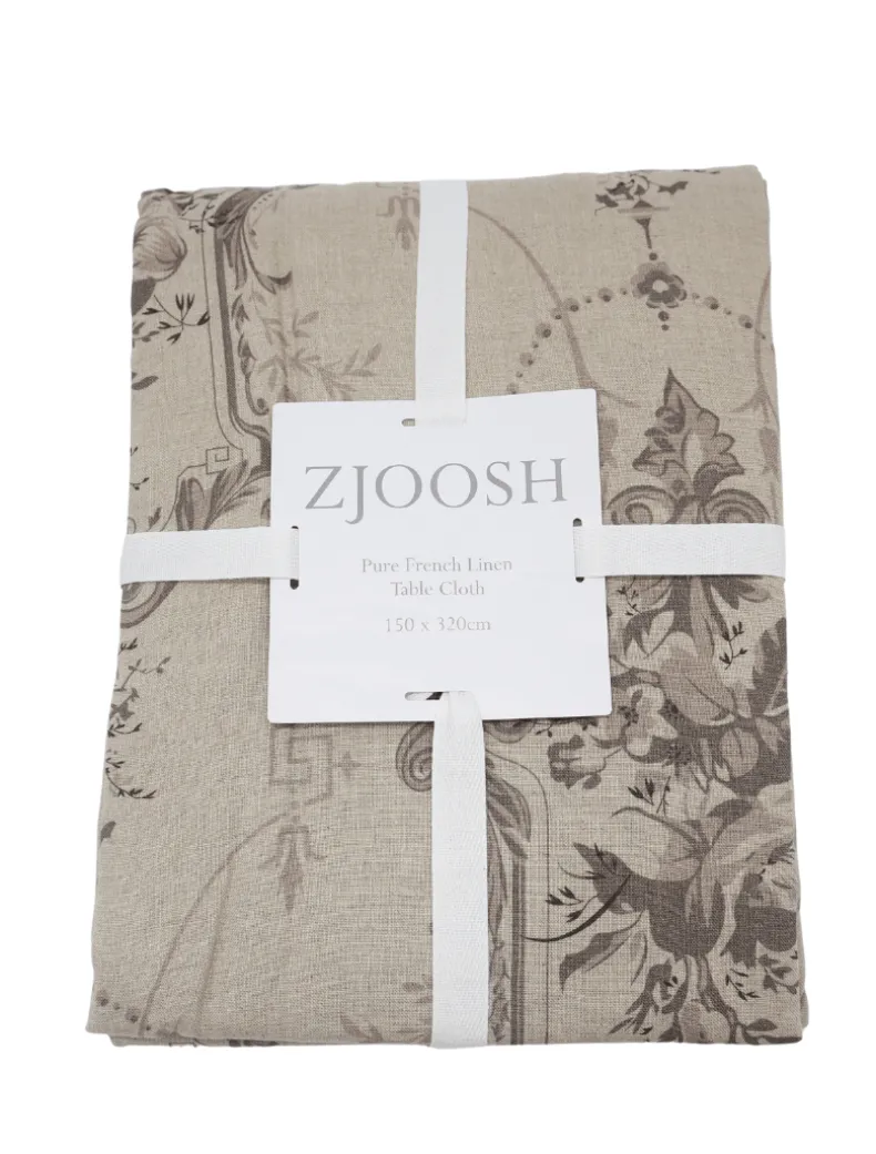 Honfleur French Linen Table Cloth (150cm x 320cm)