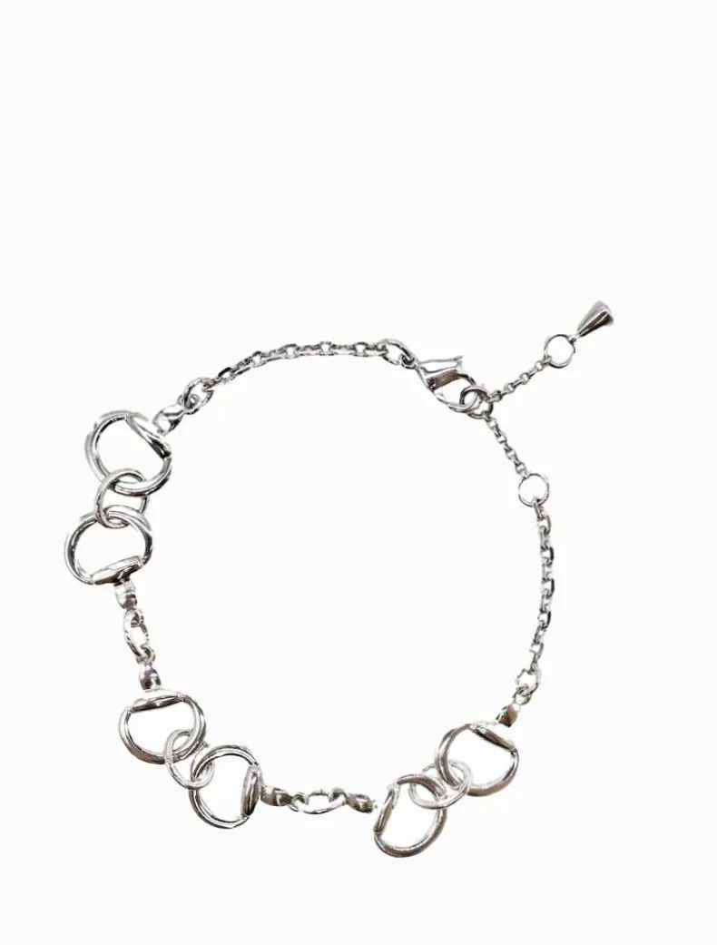 Horsebit Bracelet Silver