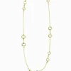 Horsebit Necklace Long Gold