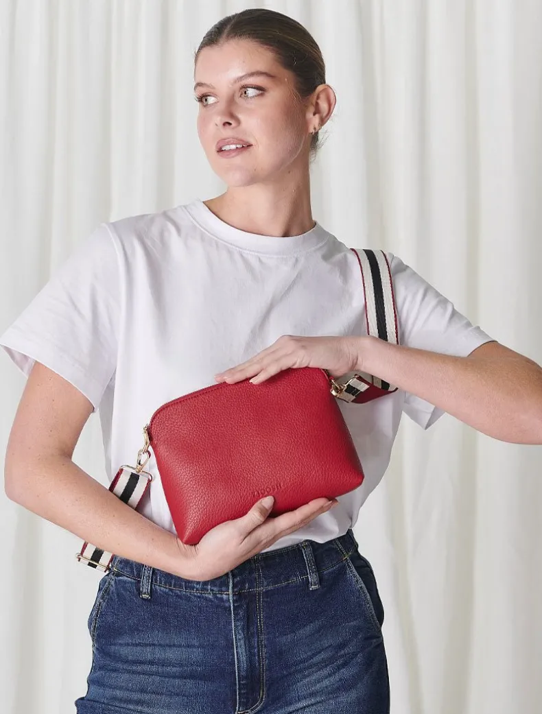 Hudson Cross Body Bag Red