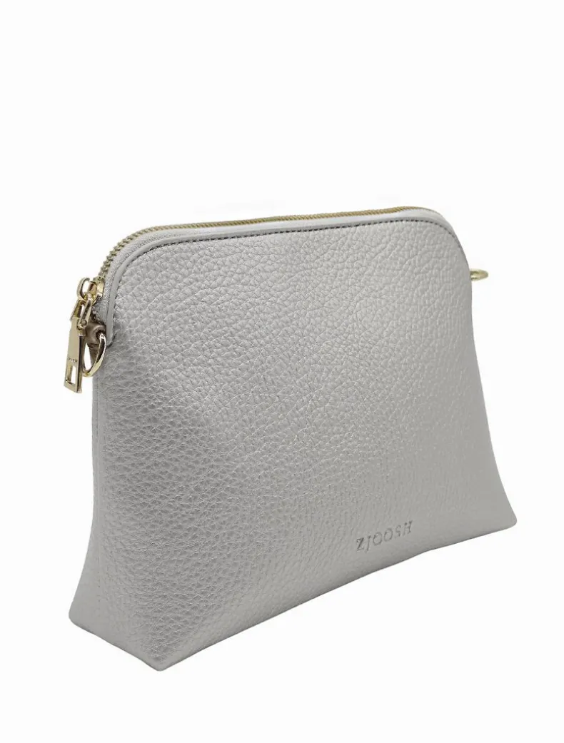 Hudson Cross Body Bag Silver
