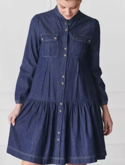 Indie Denim Dress Dark Indigo
