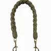 Jacie Plaited Strap Khaki - FINAL SALE