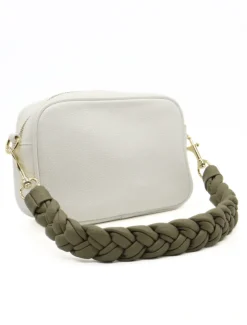 Jacie Plaited Strap Khaki - FINAL SALE