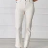 Jenna Straight Leg Jean Bone